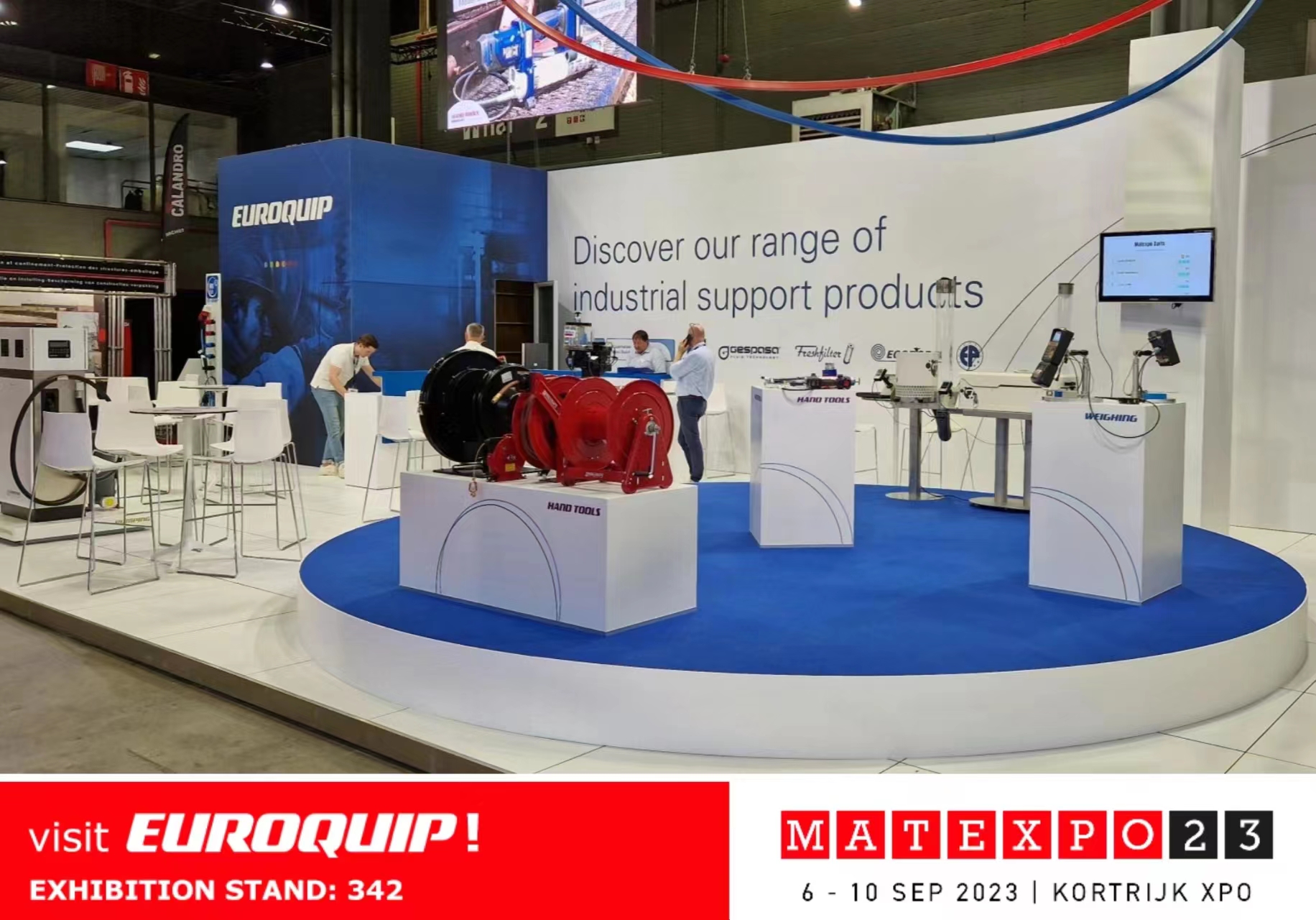 第40屆比利時建筑設備貿易博覽會-REELARAFT×EUROQUIP×MATEXPO